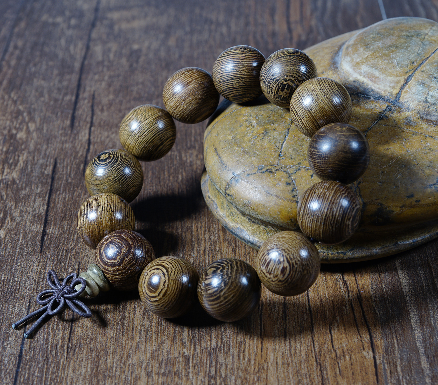 艺永轩 天然鸡翅木佛珠手串 极品时尚红木手链 佛珠厂家直销