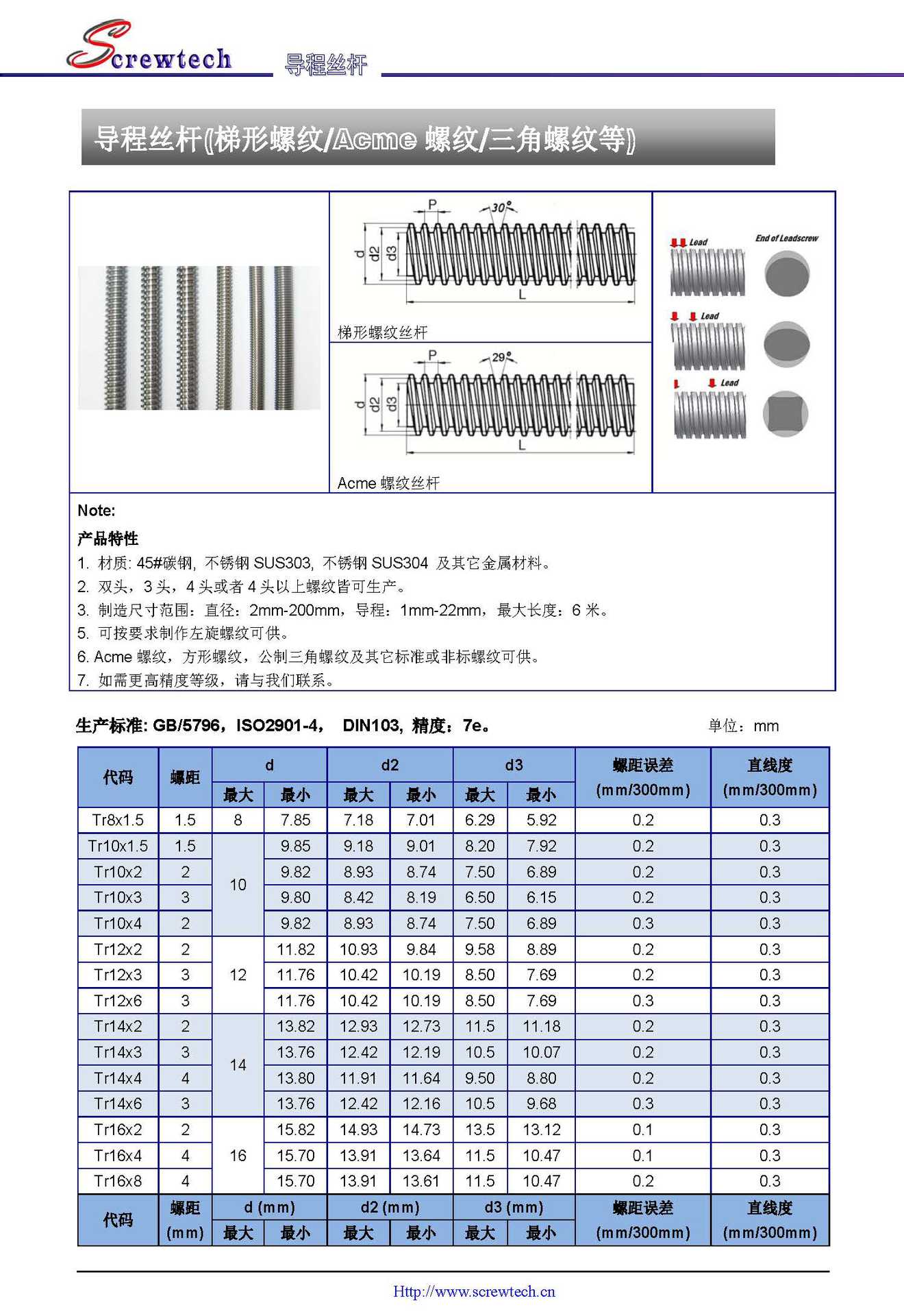 【梯形丝杆副tr25x4】价格,厂家,图片,丝杠/丝杆,苏州斯科勒自动化