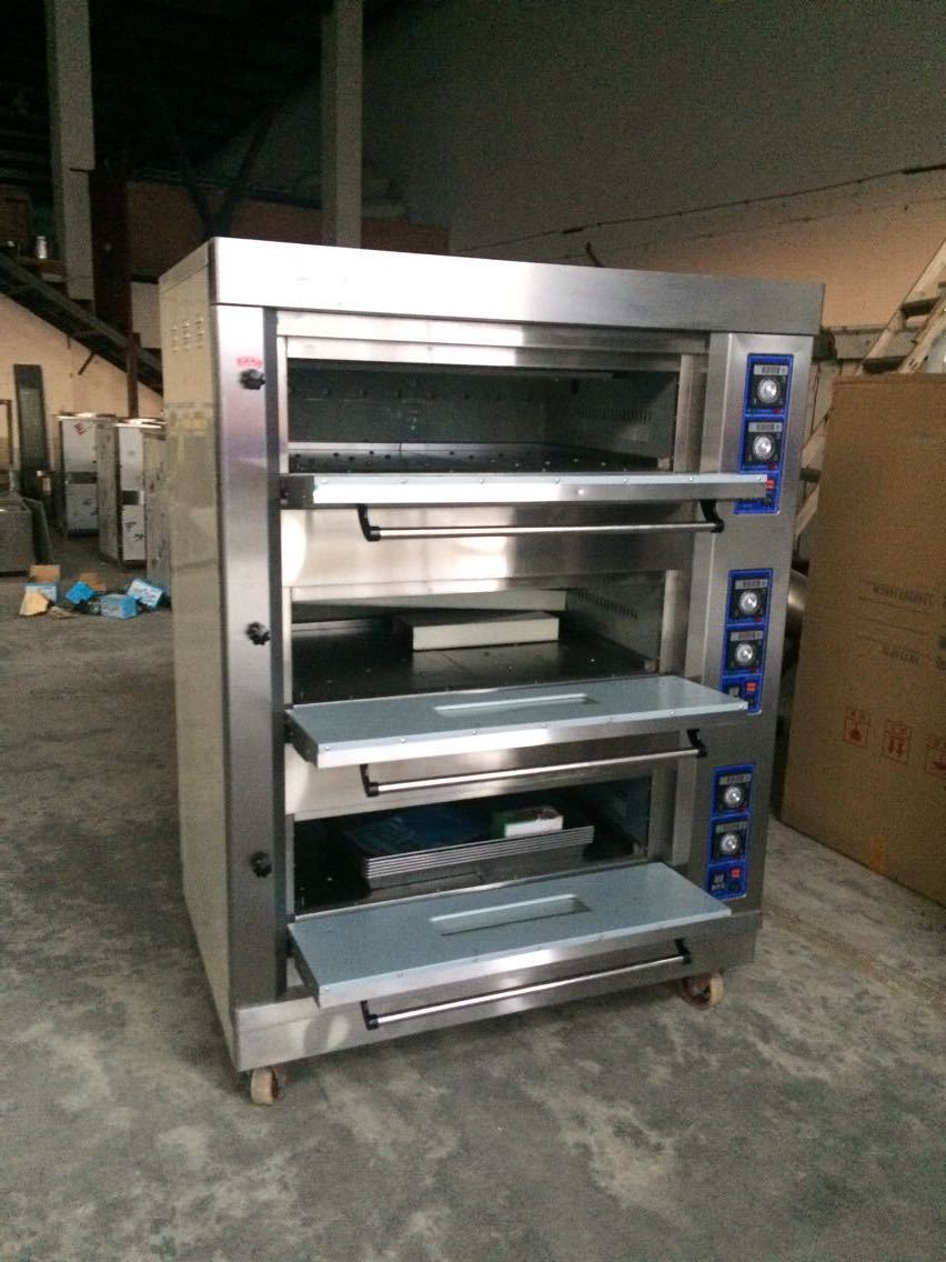 立式面包烤炉三层六盘九盘蛋糕烤箱厂家直销