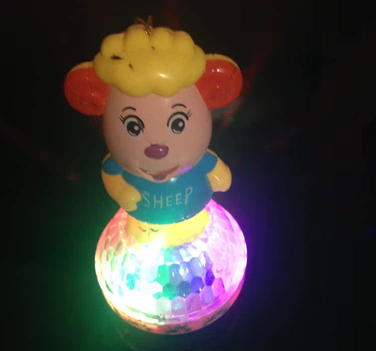 炫酷喜羊羊手提儿童卡通音乐发光灯笼,中秋春节元宵灯笼厂家批发图片