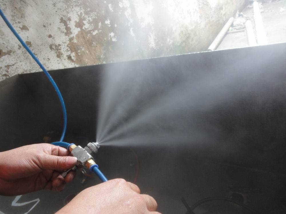 双流体雾化喷嘴 精细雾化加湿喷头 二流体喷雾喷头 低压雾化喷嘴