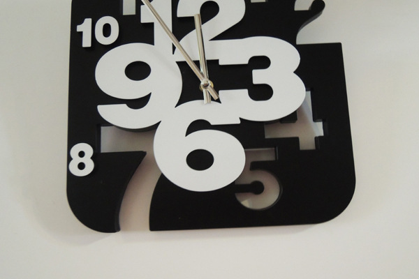 数字3d钟面扫秒静音挂钟 产品尺寸:25*5*25cm 外箱尺寸:77×33×96cm