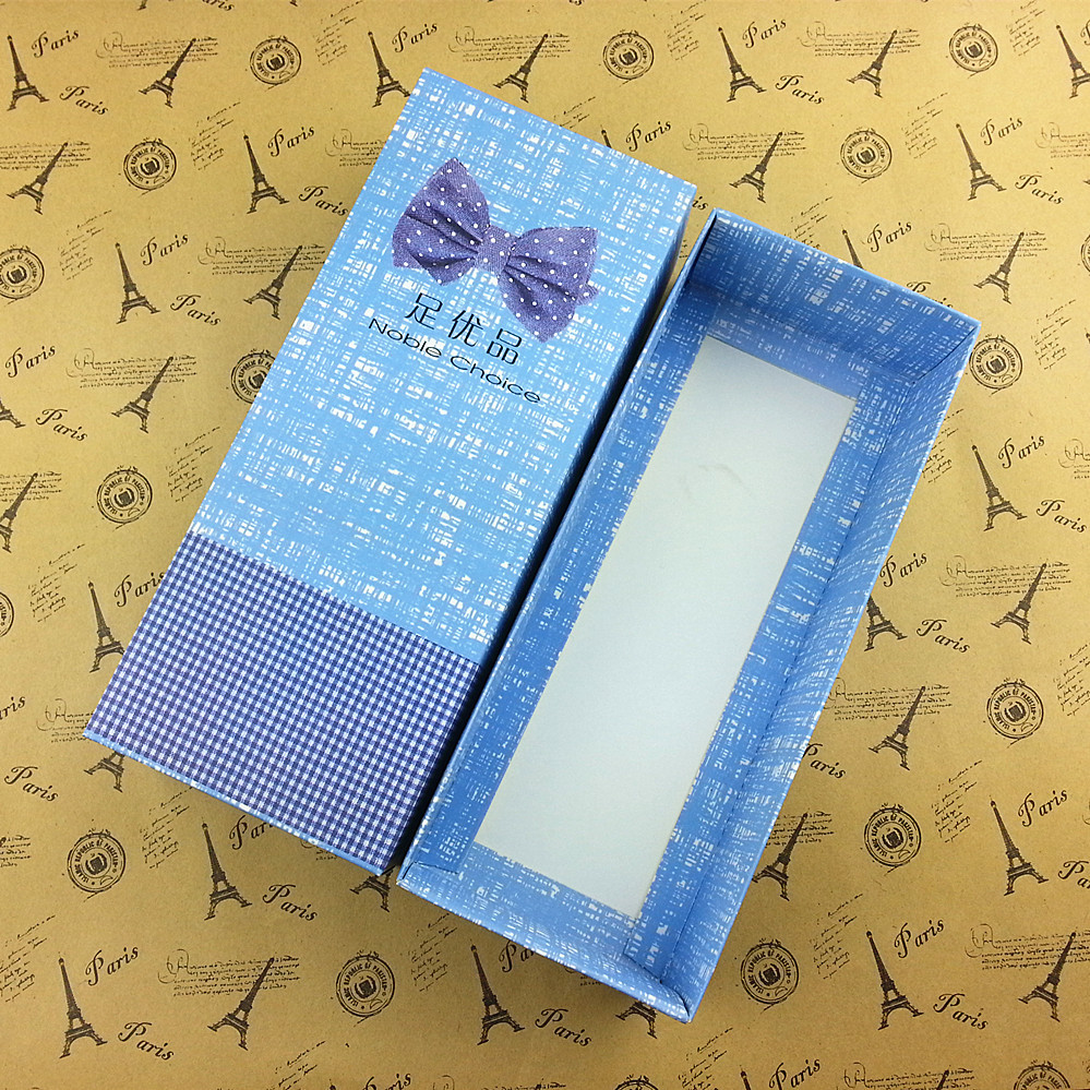 包装盒批发 白卡纸星期袜礼品礼盒包装内衣内裤袜子包装盒图片_6