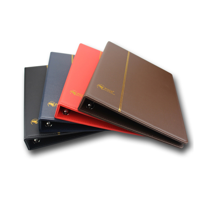 pccb标准活页通用皮革册加金(直插活页册/活页纸币册/活页集邮册)