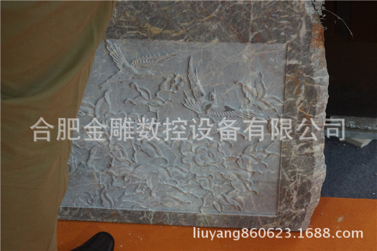 直销数控石碑雕刻机 双头不锈钢伺服电机石材雕刻机