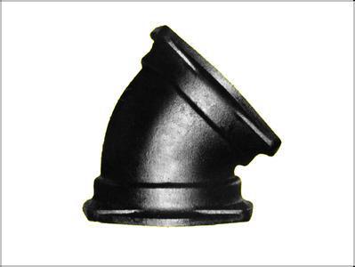 b型柔性铸铁45°弯头