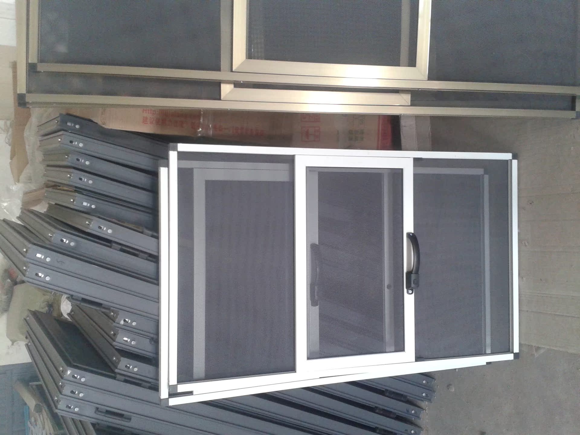 金刚网推拉防盗纱窗 推拉金钢网纱门 徐州金钢网 平开金钢网