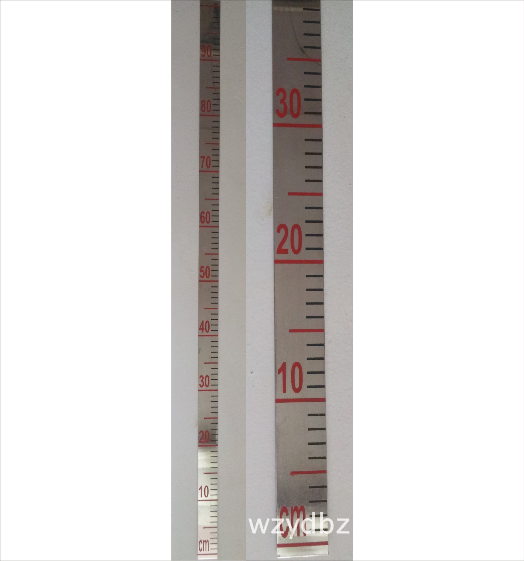 定做水位刻度标尺 pvc液位标尺 水库水文标尺