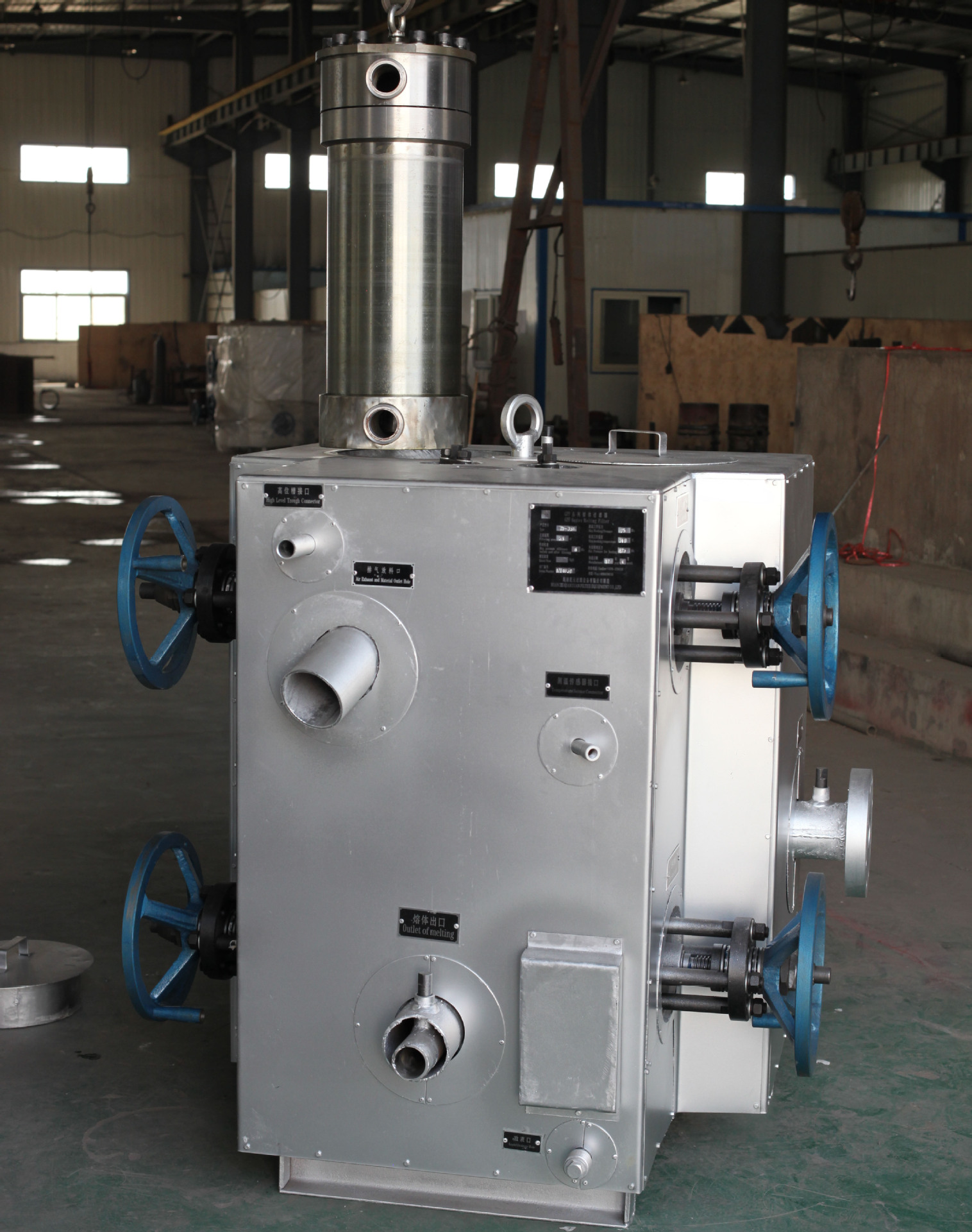 q/pf2t系列2 双缸切换式熔体过滤器 过滤面积加热方式可订做