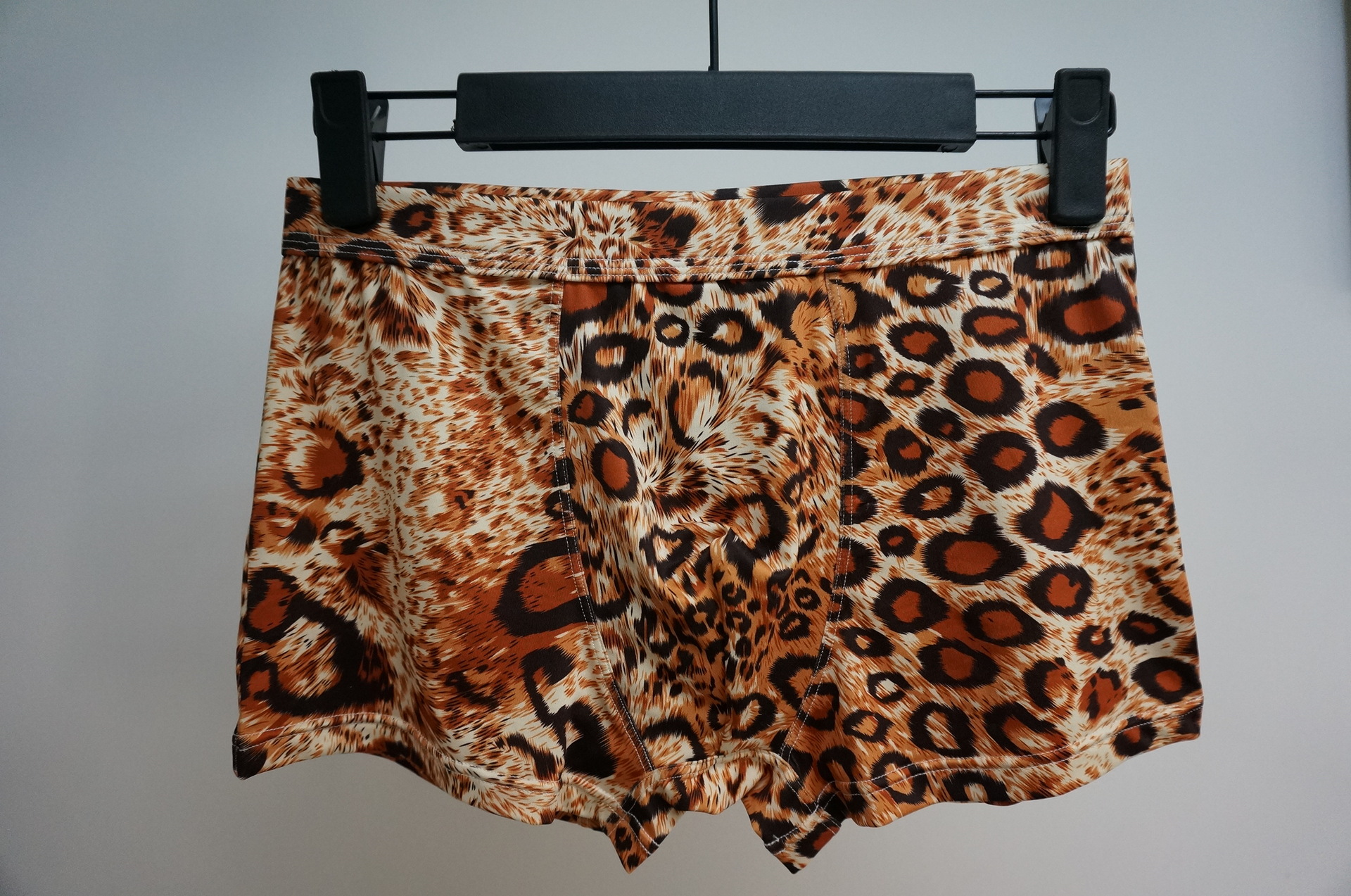 男装内裤豹纹印花男士平脚内裤豹纹内裤平脚男式印花豹纹