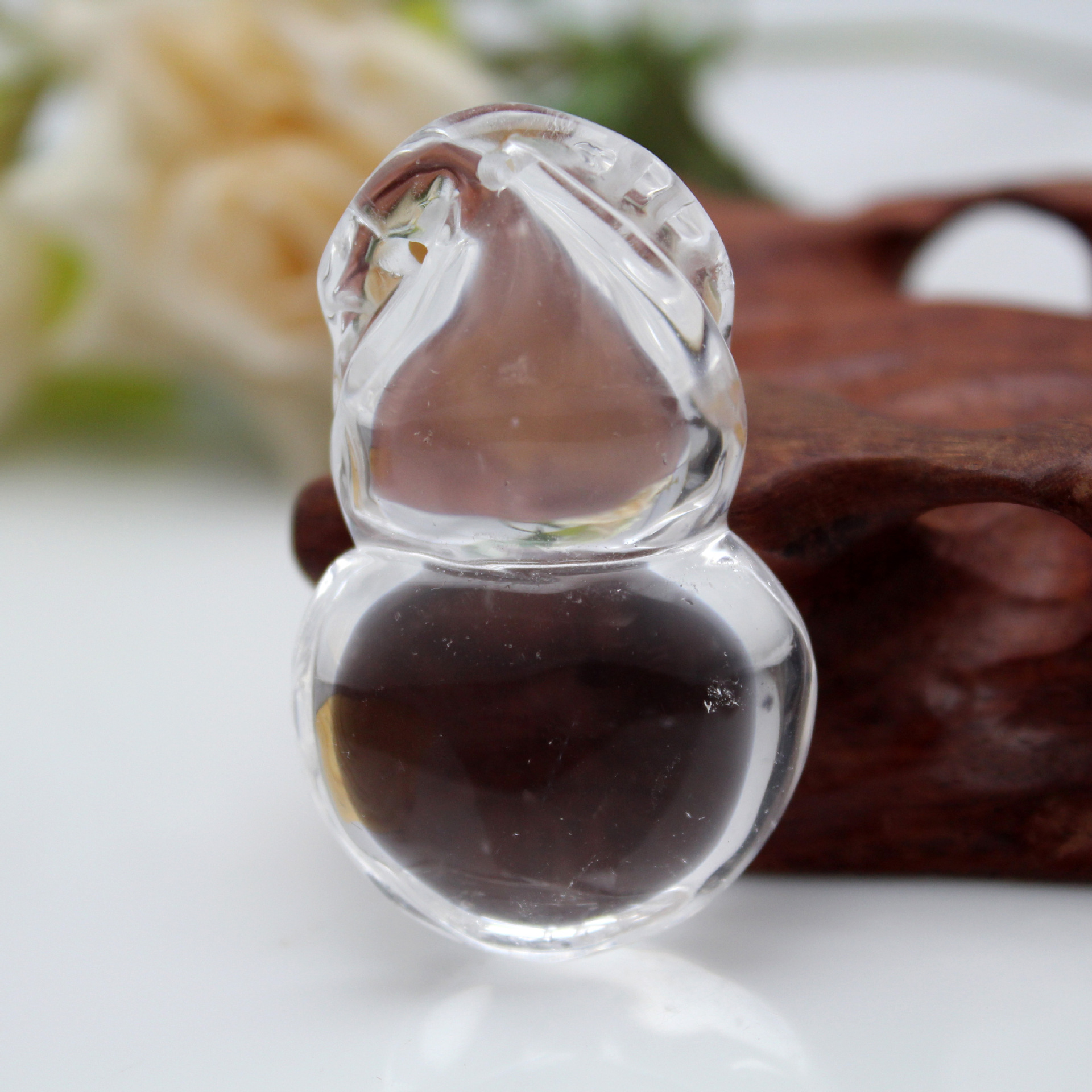 天然 白水晶 挂件 白水晶如意吊坠 白水晶毛衣链吊坠sj006-8