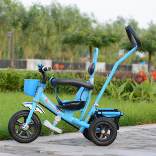 婴儿三轮脚踏车手推车