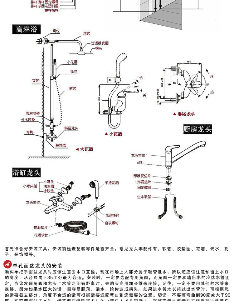 厨房水龙头维修图解图片