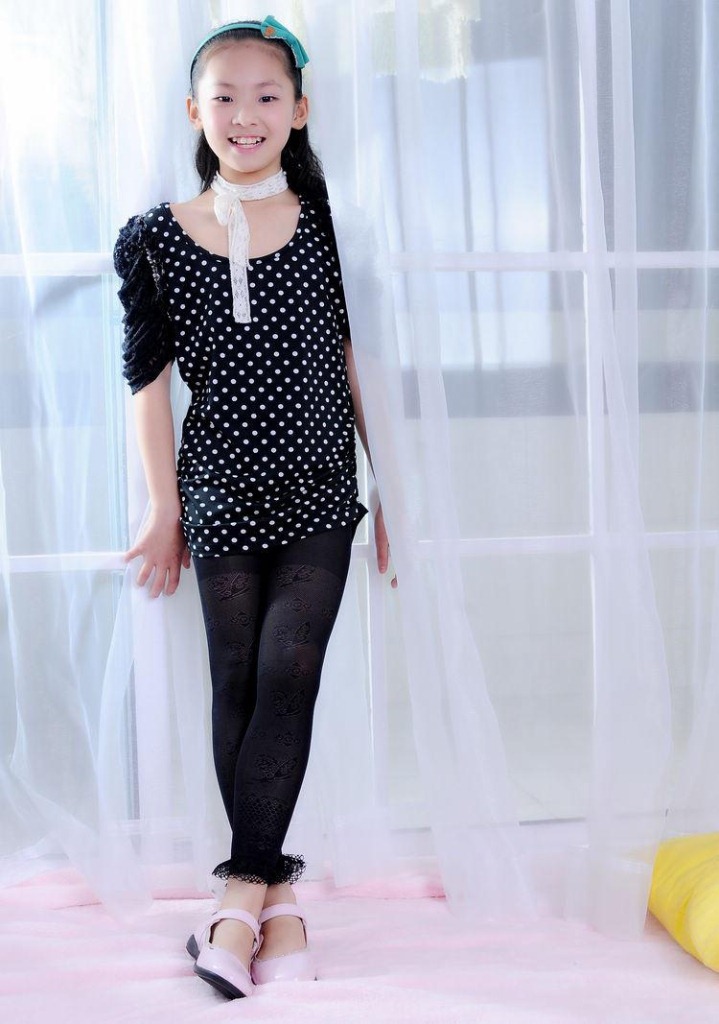 厂家批发 夏季薄款女童打底裤中大童连裤袜丝袜九分女孩儿童裤袜