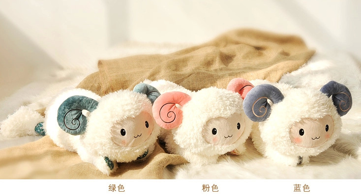 卡通趴姿小羊嘟嘟毛绒玩具羊娃娃女孩儿童玩偶创意生日礼物