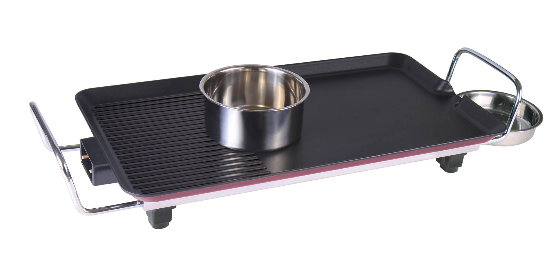 完美太太电烧烤盘家用电烤炉 无烟烤肉锅 韩式铁板烧商用牛排铁板