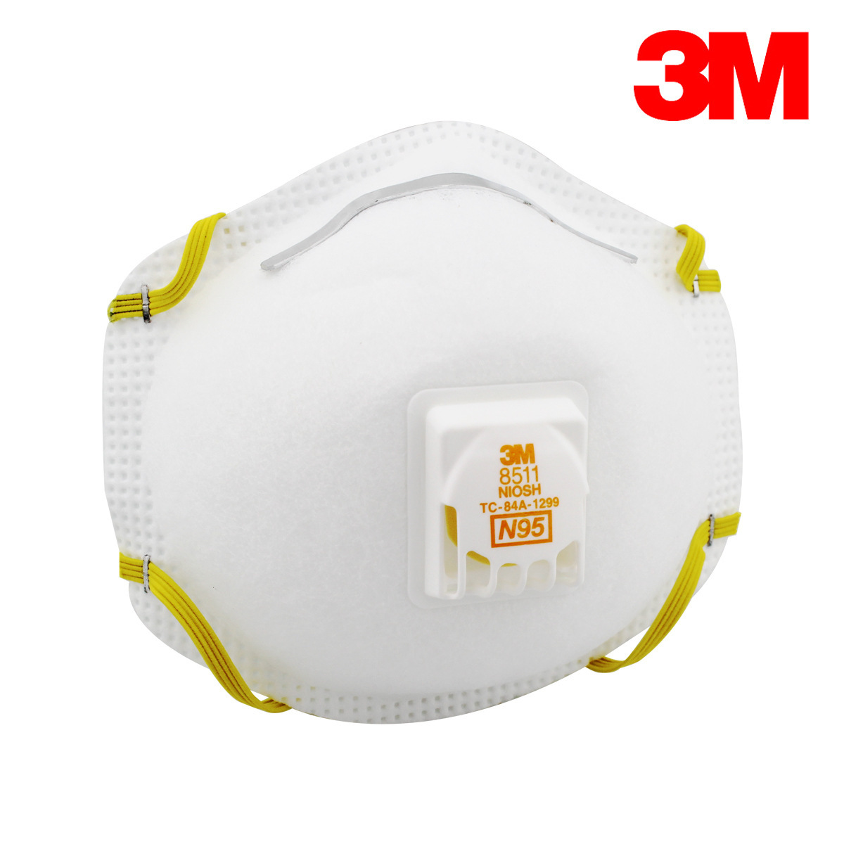 3m 8511 防粉尘颗粒物口罩 防空气污染/pm2.5专用口罩 防雾霾 n95