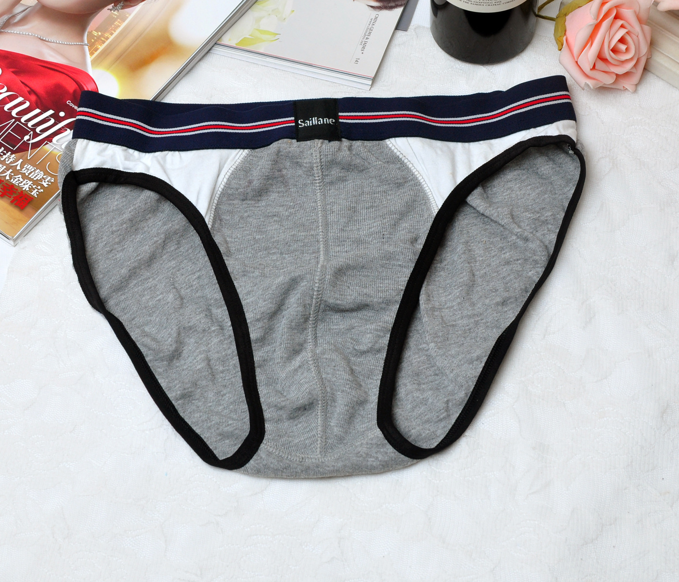 特价清仓杂款内裤 诗兰品牌男士棉内裤 中腰男式内裤男三角裤