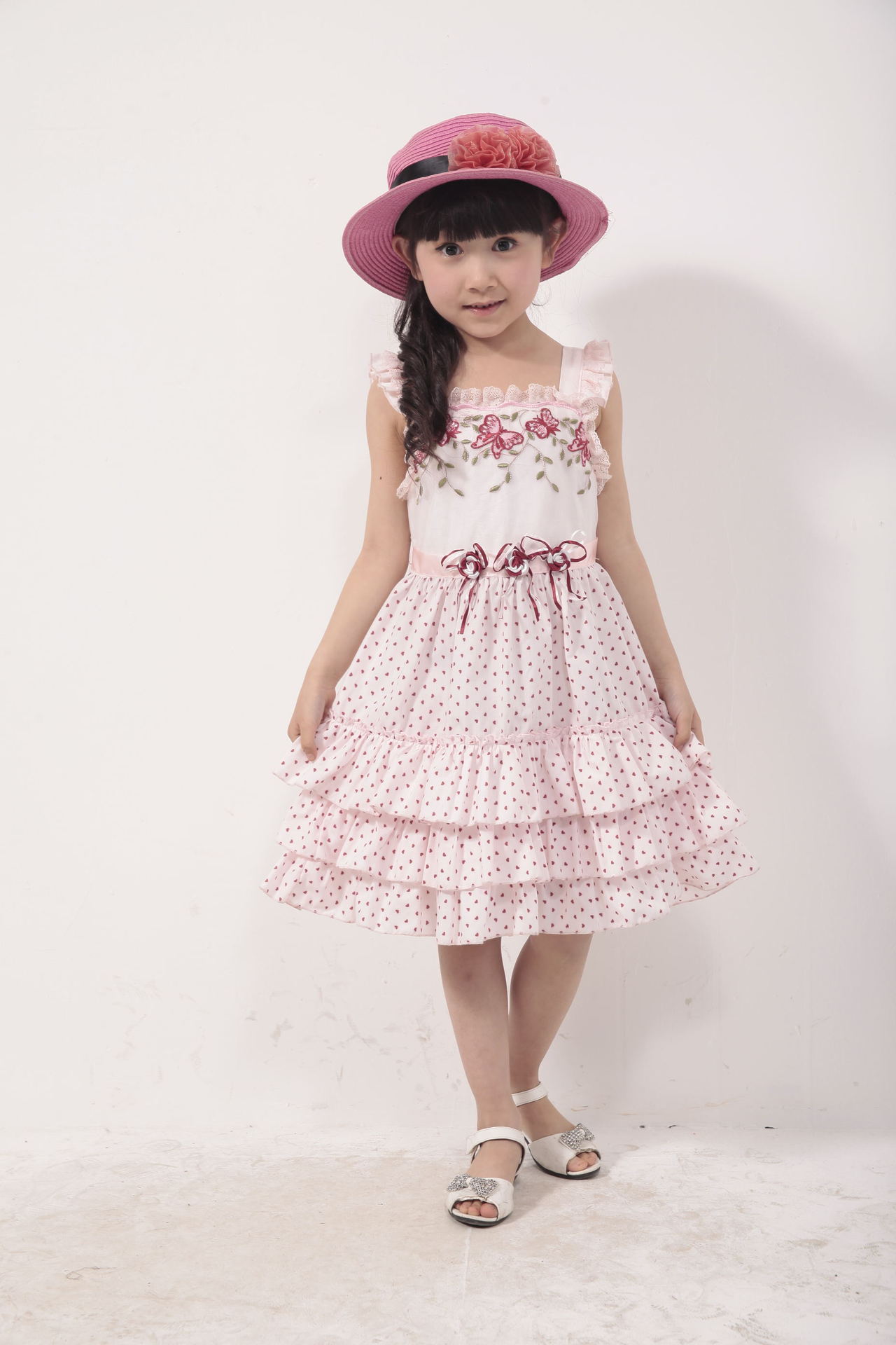 童裙批发厂家直销新款儿童裙子女童连衣裙绣花蕾丝儿童公主裙as08