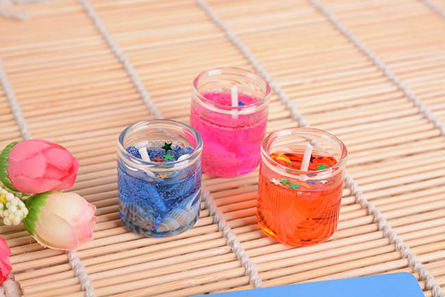 o2401 迷-24个装果冻蜡烛 创意梦幻海洋浪漫新奇欧式烛光晚餐