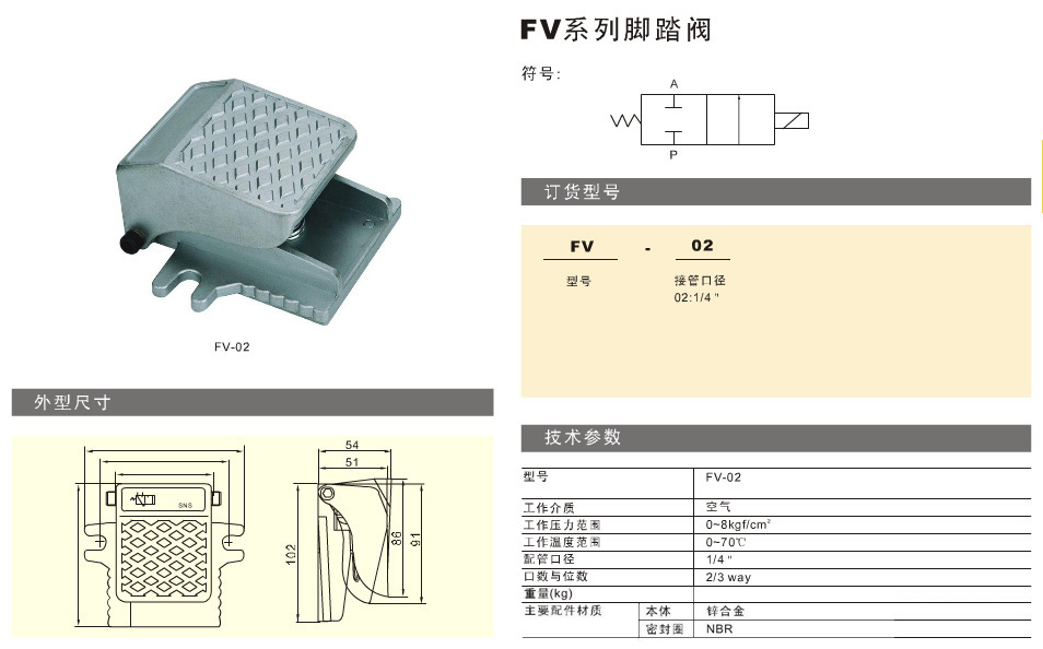 气动脚踏阀连接方法图片