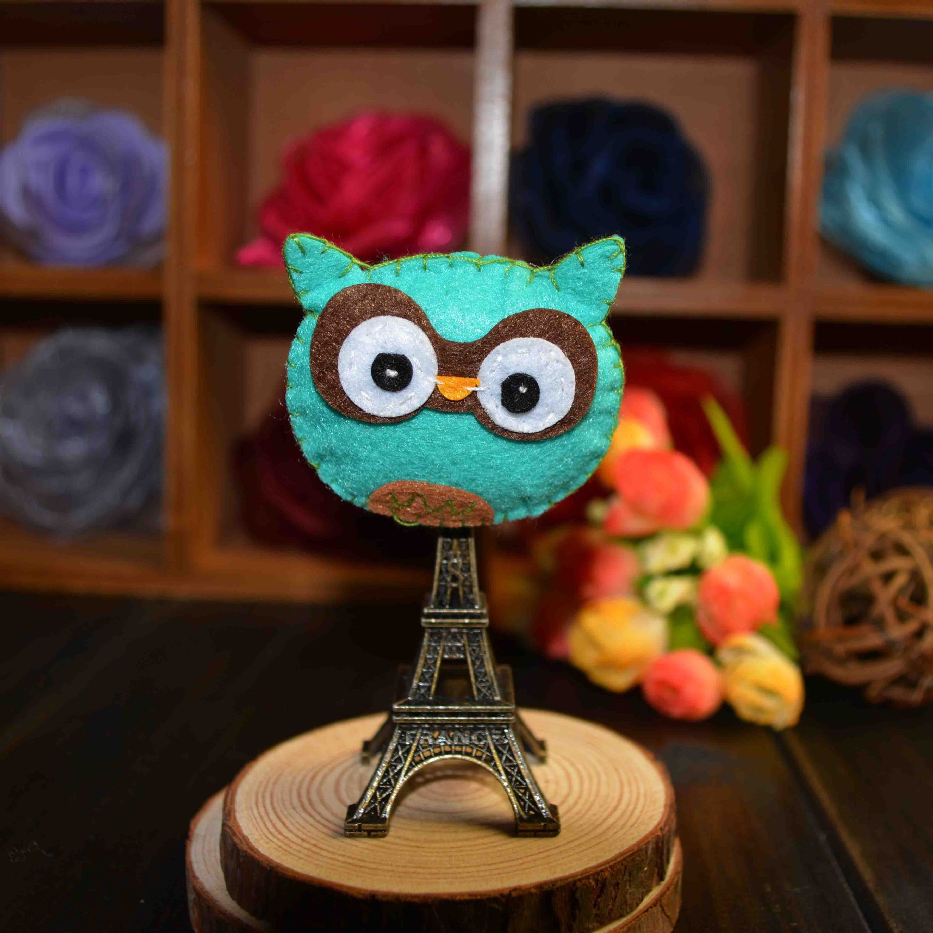 批发韩国卡通胸针 手工布艺卡通小动物无纺布胸章别针 童装百搭