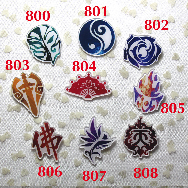 热销精品亚克力鬼灯的冷彻手机挂件钥匙扣链批发定制