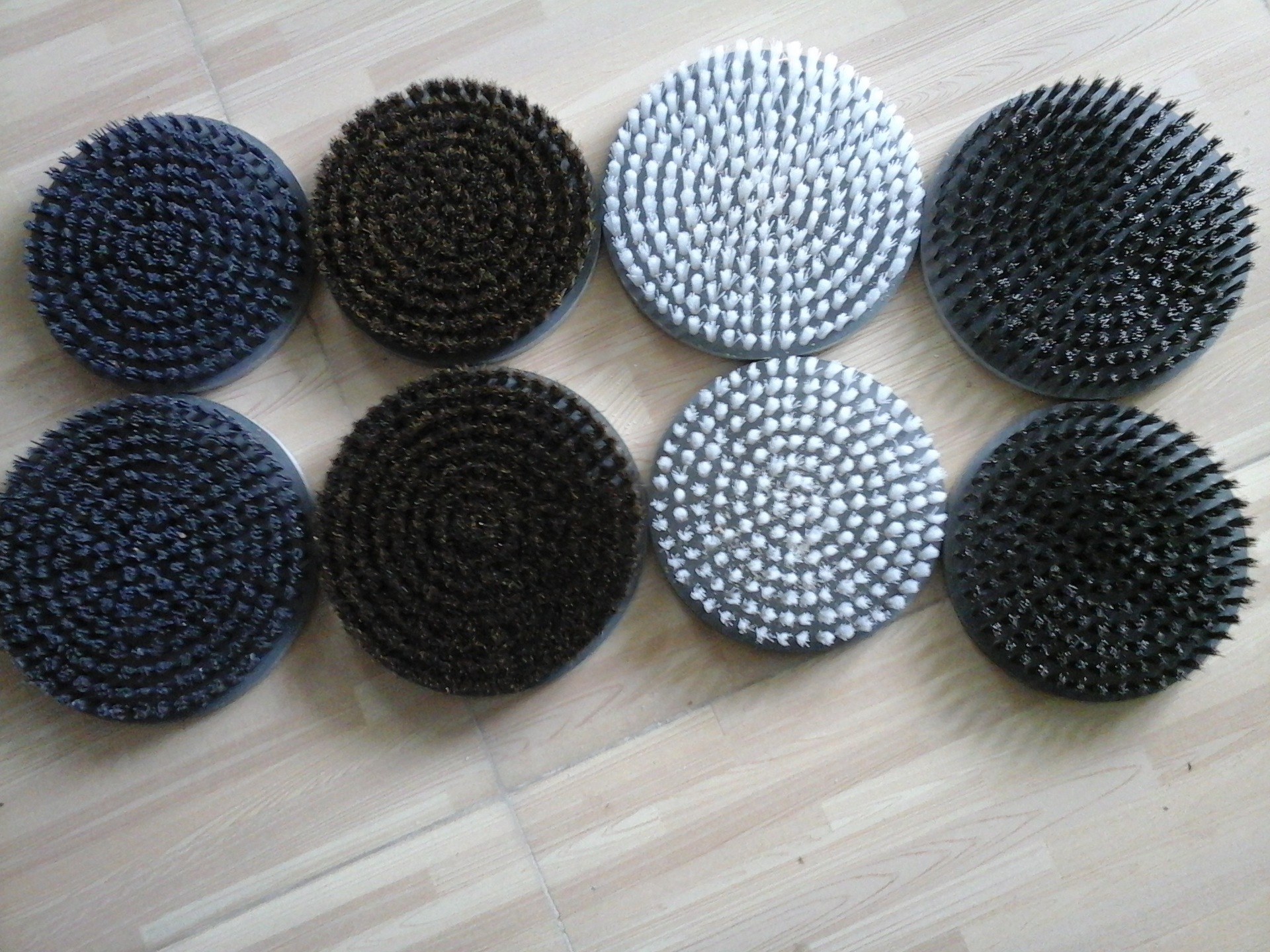 厂家直销佛珠尼龙猪鬃抛光机圆盘刷 文玩核桃抛光机猪鬃毛刷