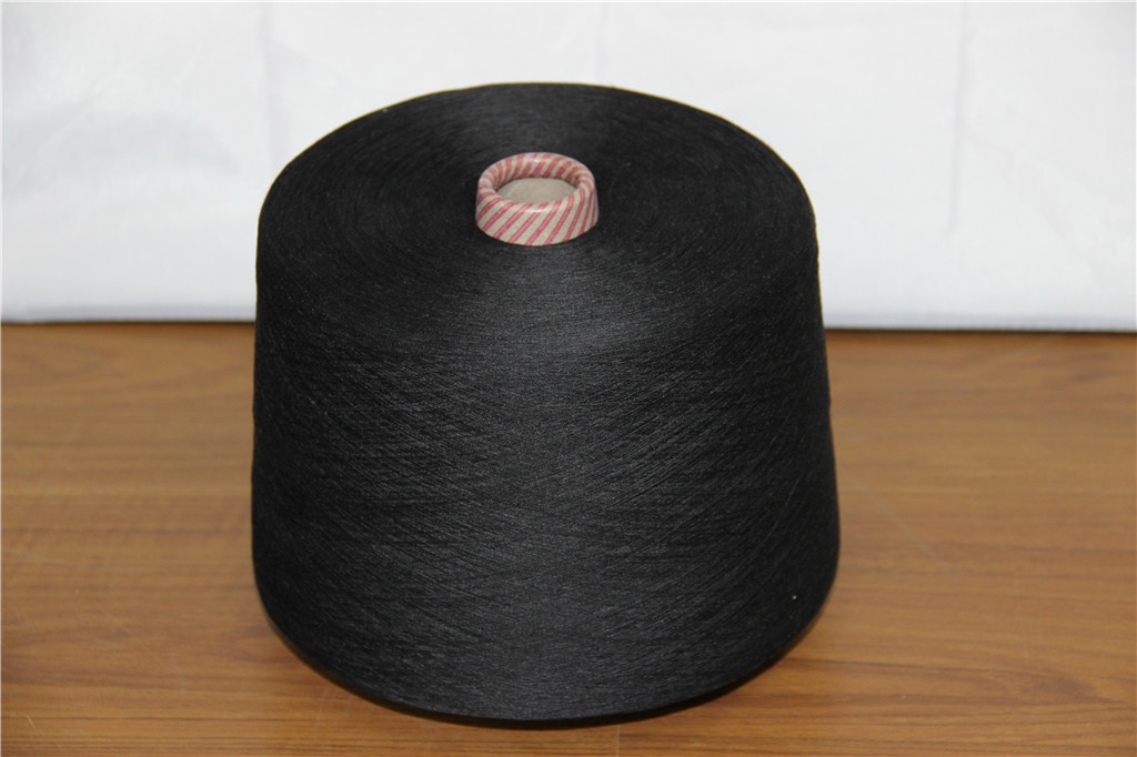 涡流纺色纺纱主要用于大小圆机和袜机上,使产品具有抗起球的功能,在