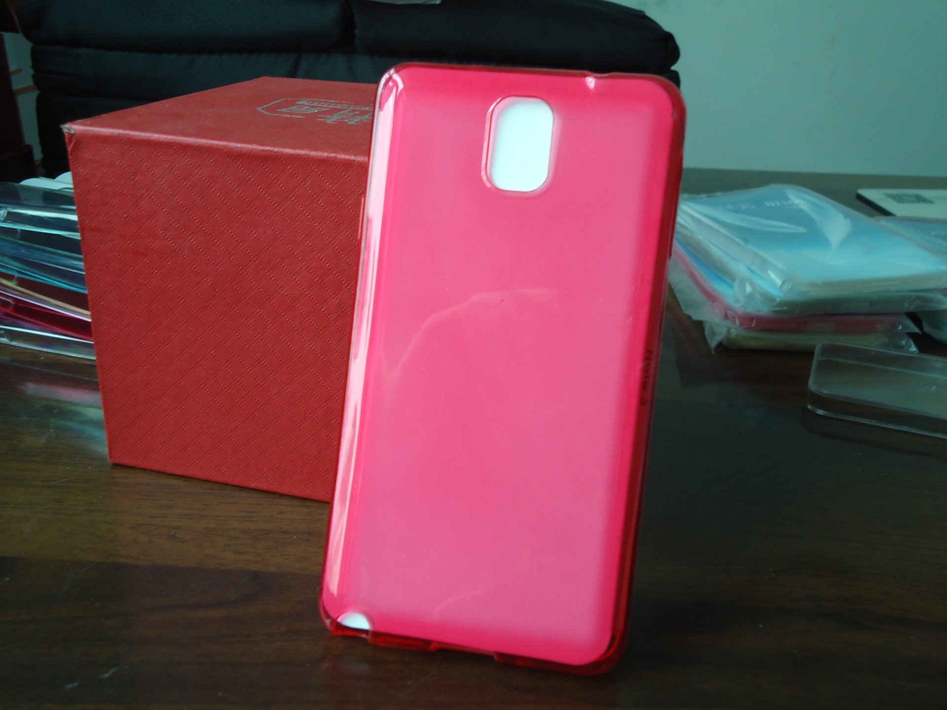 6mm超薄tpu n9008全光面透明手机保护套 note3超软清水套