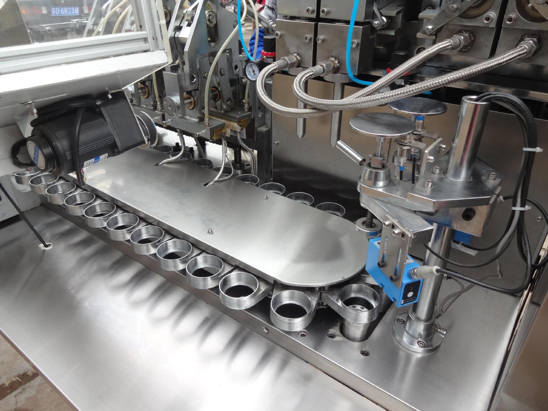 htgf-100 全自动膏体塑料软管灌装封尾机