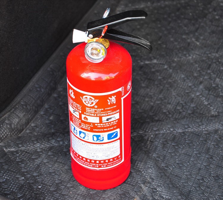 迷你汽车灭火器 500g干粉车载灭火器 手提式车载灭火器