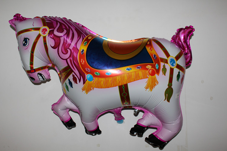 新款上市超大号铝膜天马气球商场活动庆典布置飞马氢气球批发