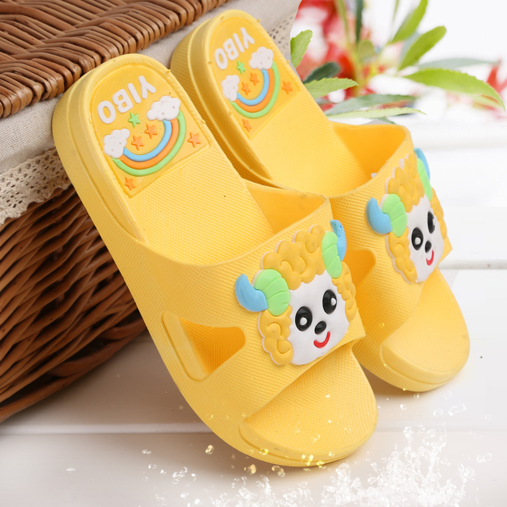 比趣2015新款儿童款可爱卡通美羊羊凉拖鞋c012