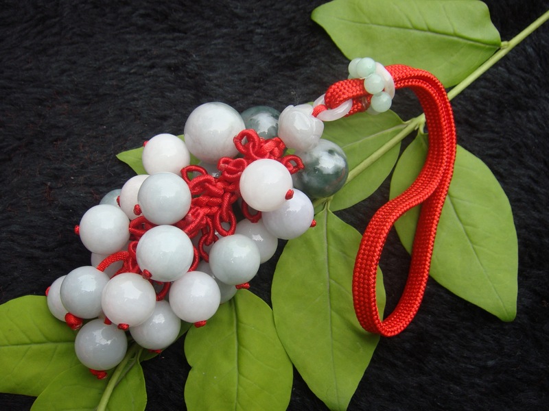 翡翠玉珠汽车挂件挂饰圆圆满满 玉平安车挂车饰 精品车挂饰内饰品