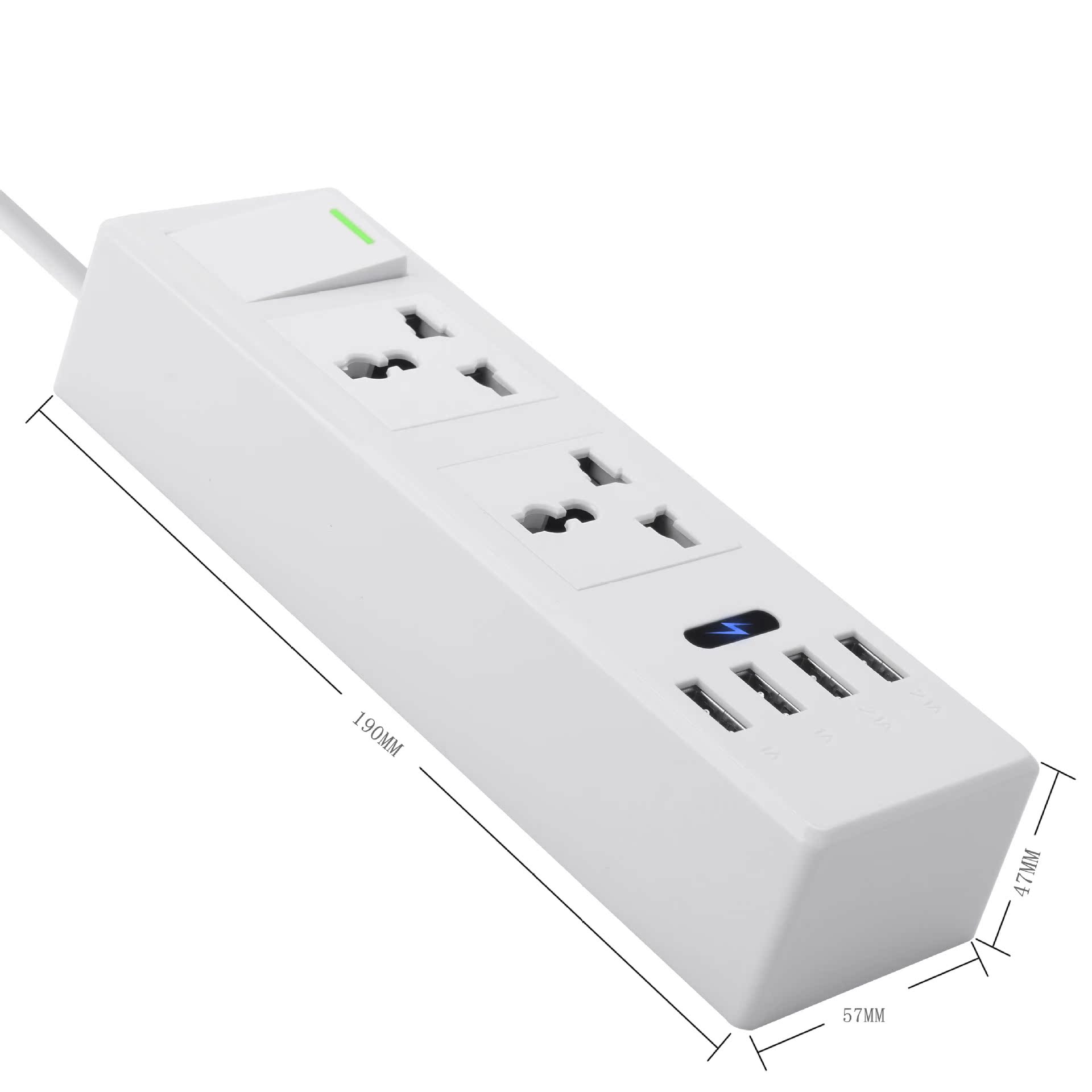 多功能智能插座带usb充电源插排插线板创意旅行接线板拖线板