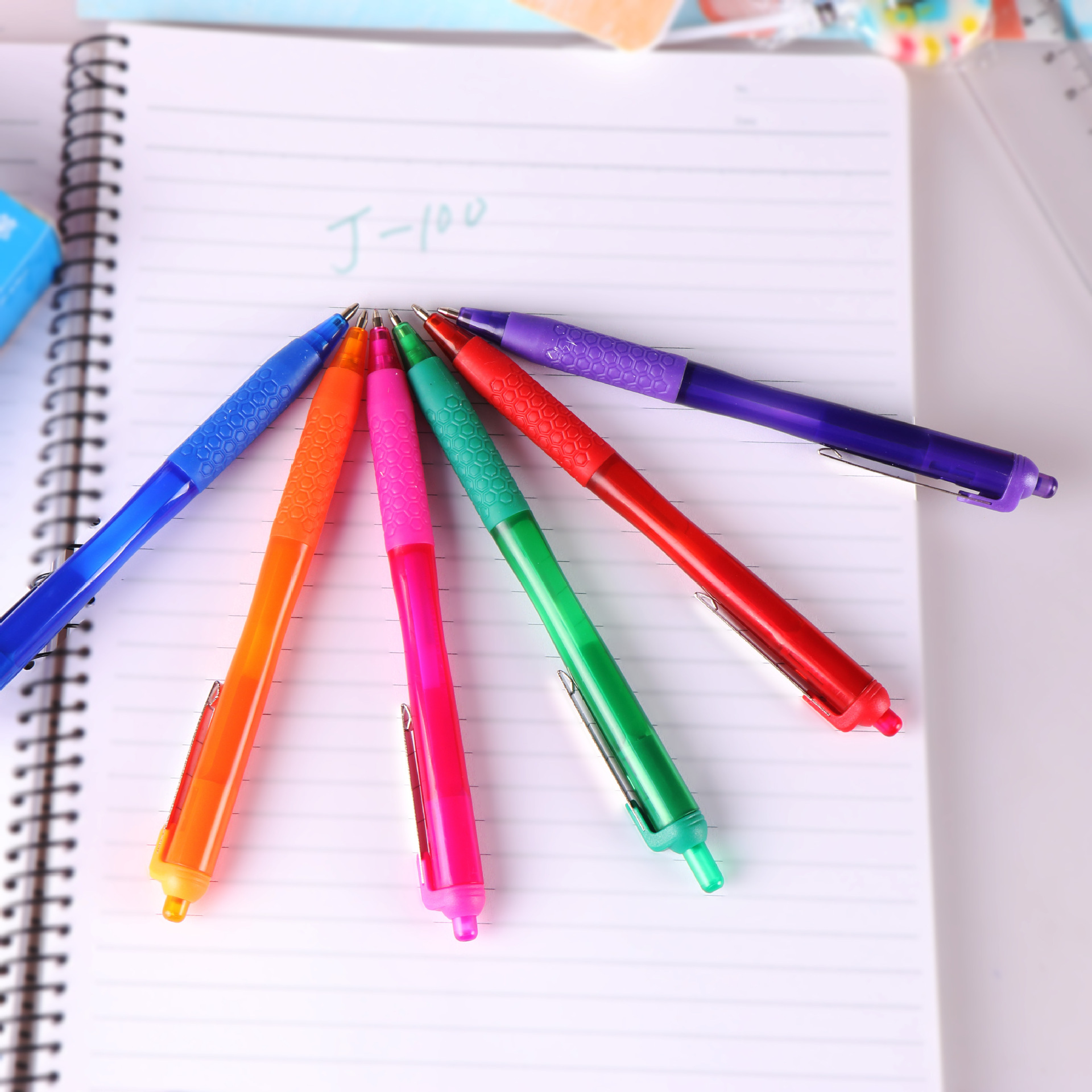 白雪圆珠笔j-100子弹型0.7mm