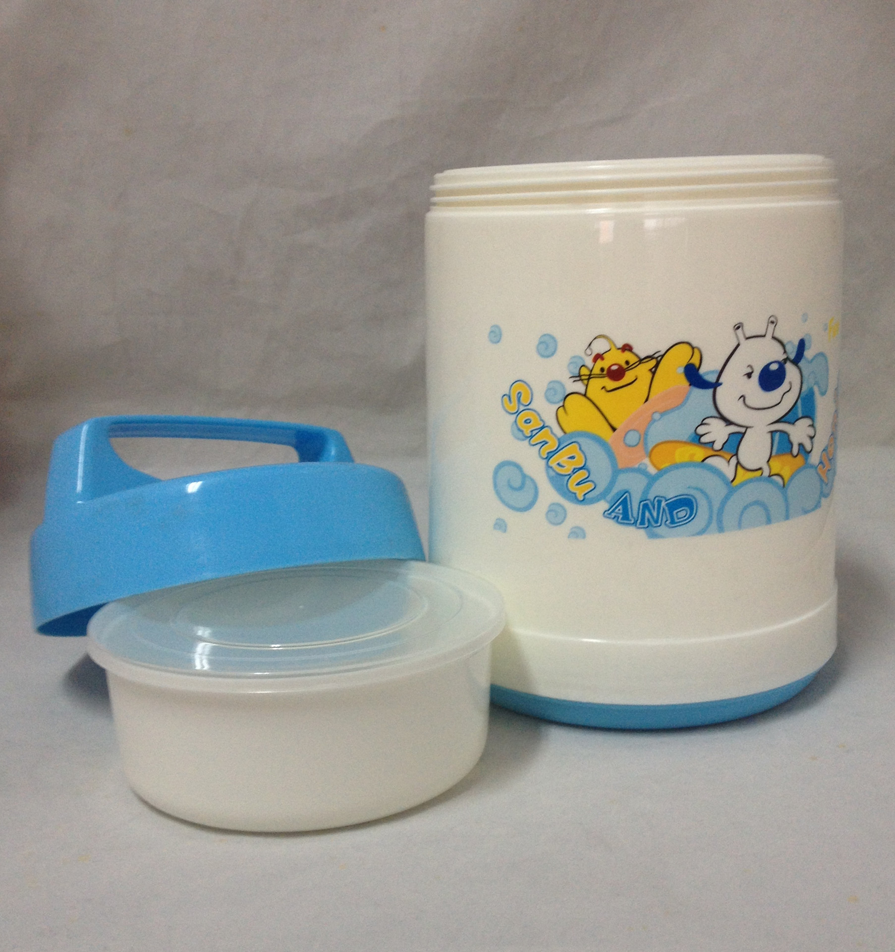 保温桶,塑料保温桶,塑料卡通保温桶