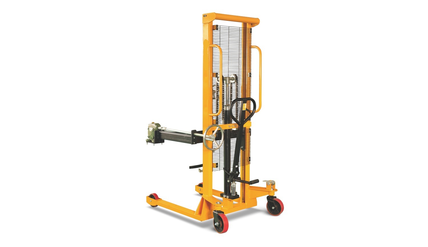 双联液压可倾式油桶装卸车 油桶搬运车 油桶堆高车 油桶叉车