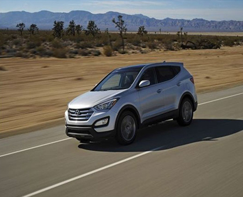 现代ix45专车专用日行灯 现代全新胜达日行灯 ix45日间行车灯