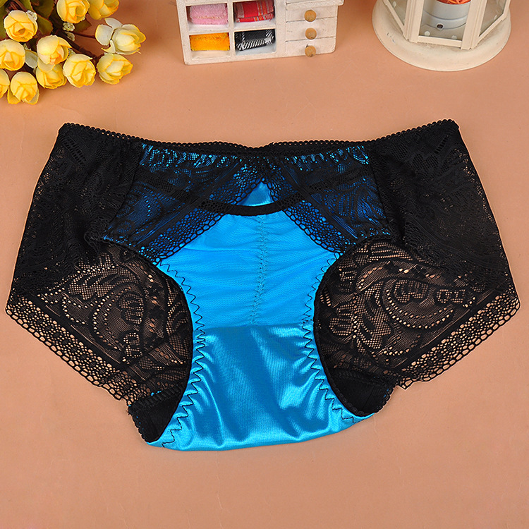 批发 高档女士内裤 新款性感冰丝中腰女士三角内裤 厂家直销