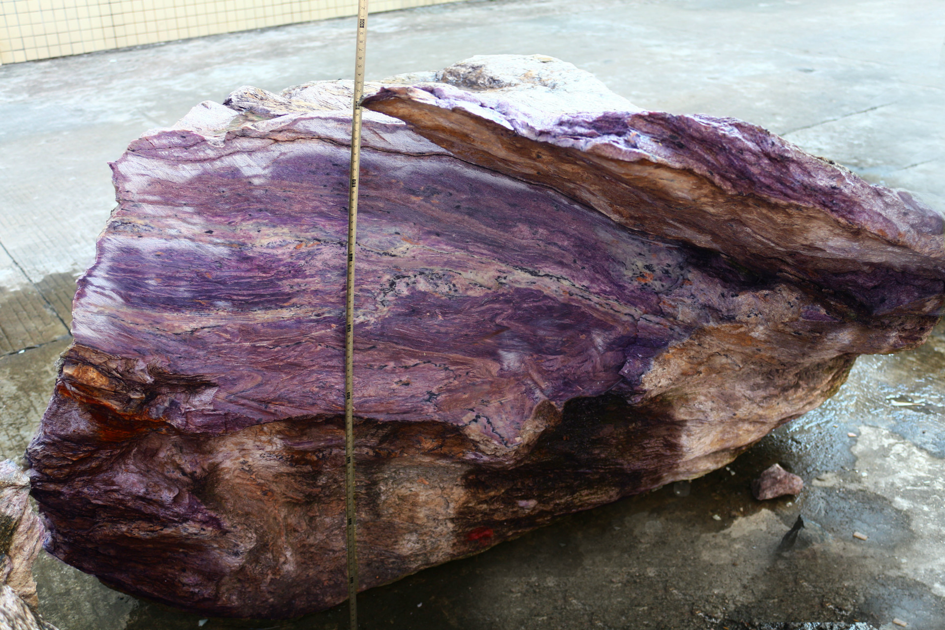 天然紫水晶紫龙晶查罗石原石原料美若舒俱来工厂直供