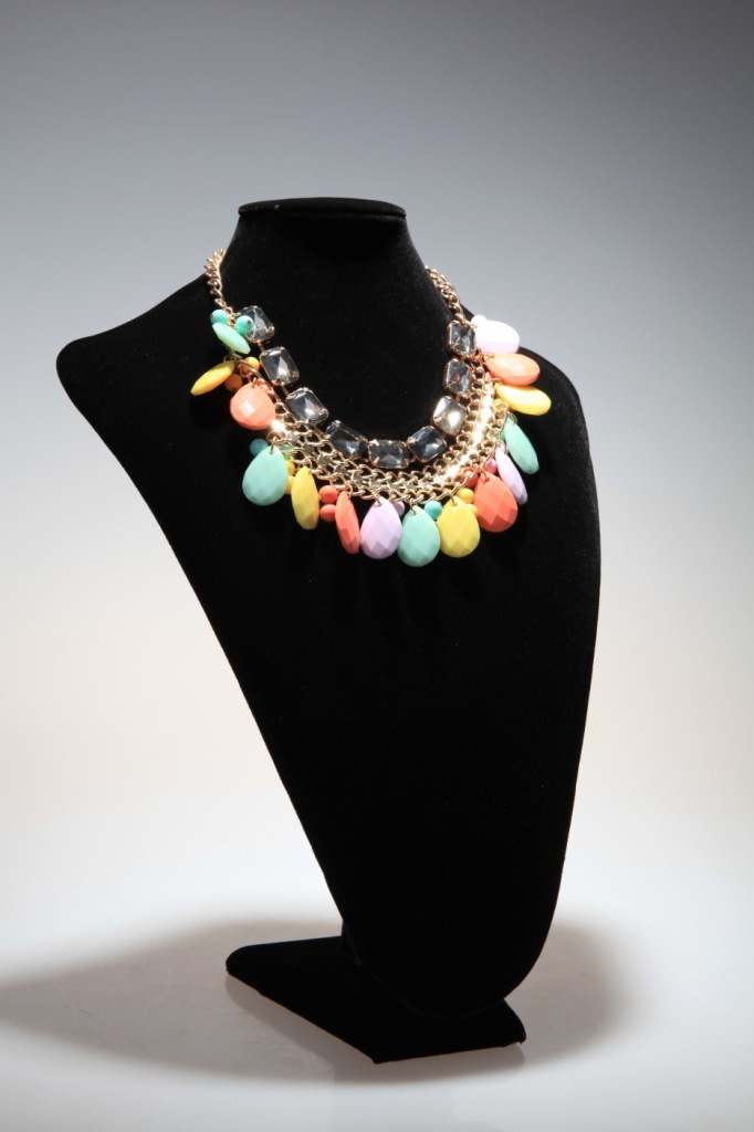 春季波西米亚风格多层穿珠颈链 女短款锁骨 复古项链饰品 挂件