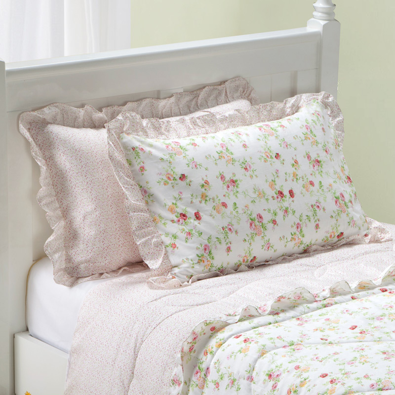 全棉韩版花边枕套单个枕套