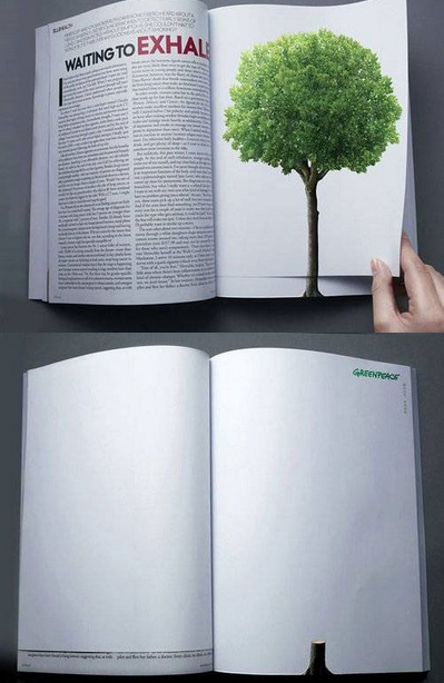 最有创意的翻页杂志广告