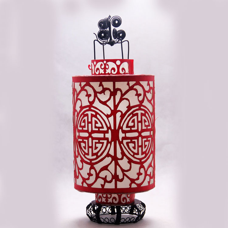 厂家直销 金雅工艺灯笼 半手工半机械皮革灯笼 可定制手工灯笼