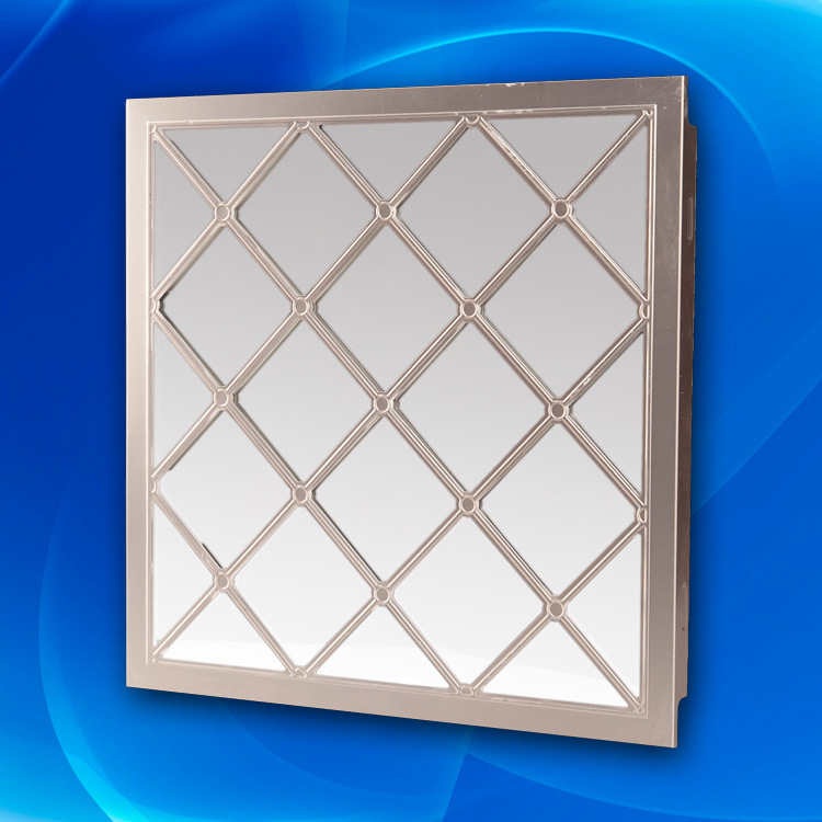 集成吊顶铝扣板300*300 餐厅走廊吊顶材料 镜面镜子扣板 香槟菱形