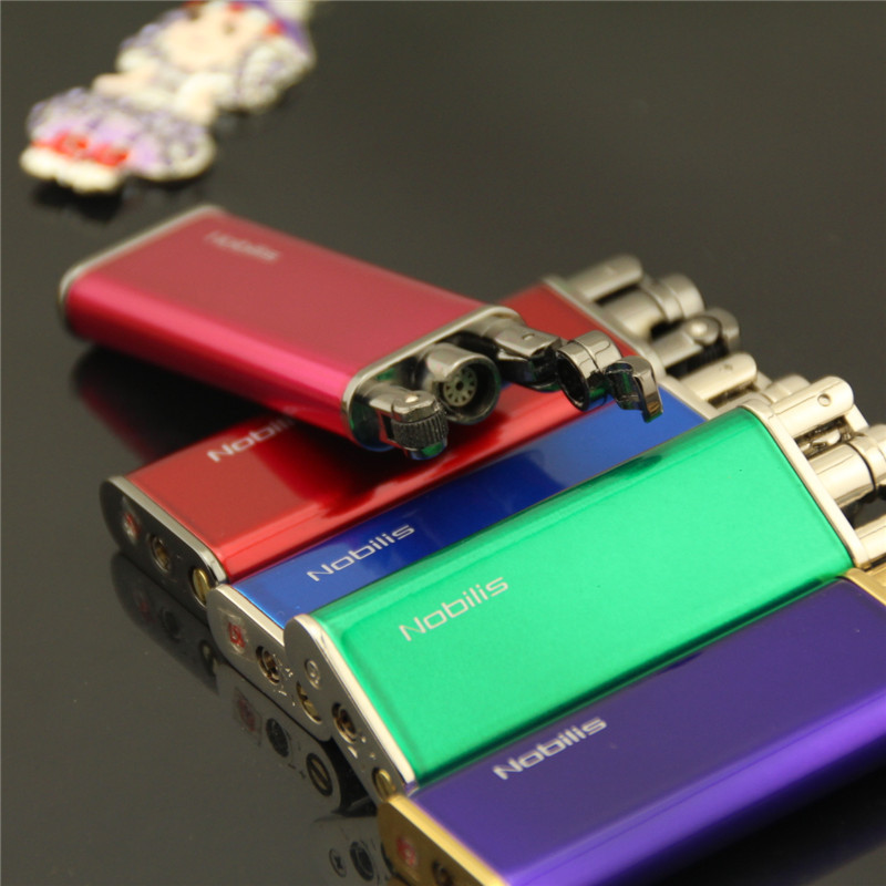 诺宝nb-708冰漆 超薄砂轮直冲打火机