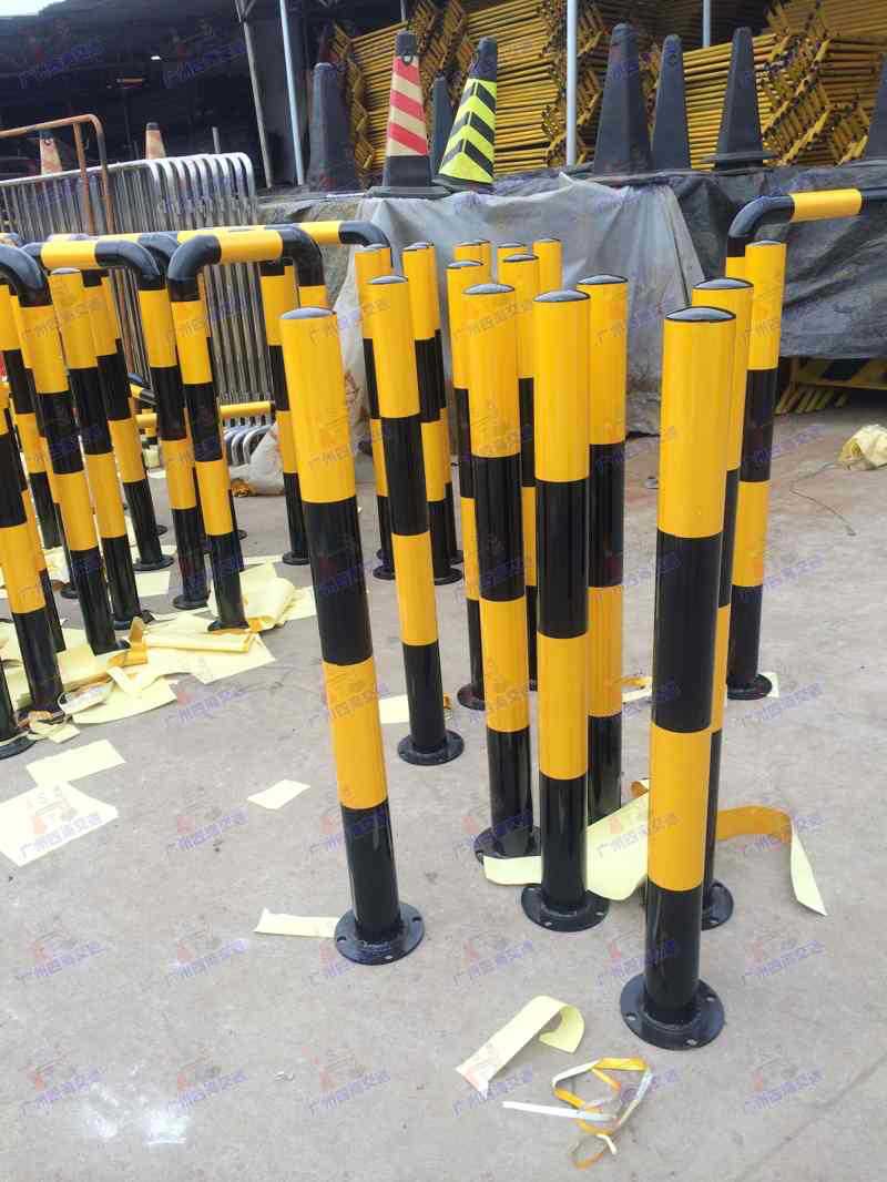 铁立柱 路障警示柱桩 黑黄警示柱 固定立柱 防撞柱 反光柱 护栏