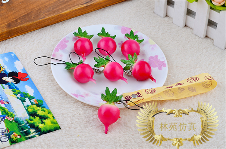 高仿真圆萝卜挂饰pvc材料高档居家家具装饰静物画室道具早教